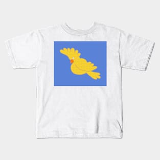 Cockatoo Yellow and Blue Kids T-Shirt